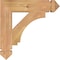 Ekena Millwork Imperial Arts & Crafts Smooth Bracket, Western Red Cedar, 3 1/2"W x 18"D x 18"H BKT04X18X18IMP03SWR - alternate 2